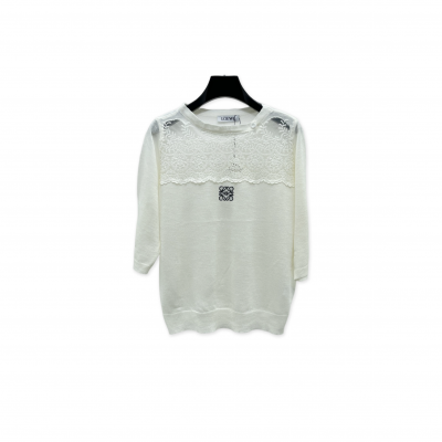 LOEWE CREW NECK KNITTED SHORT SLEEVE